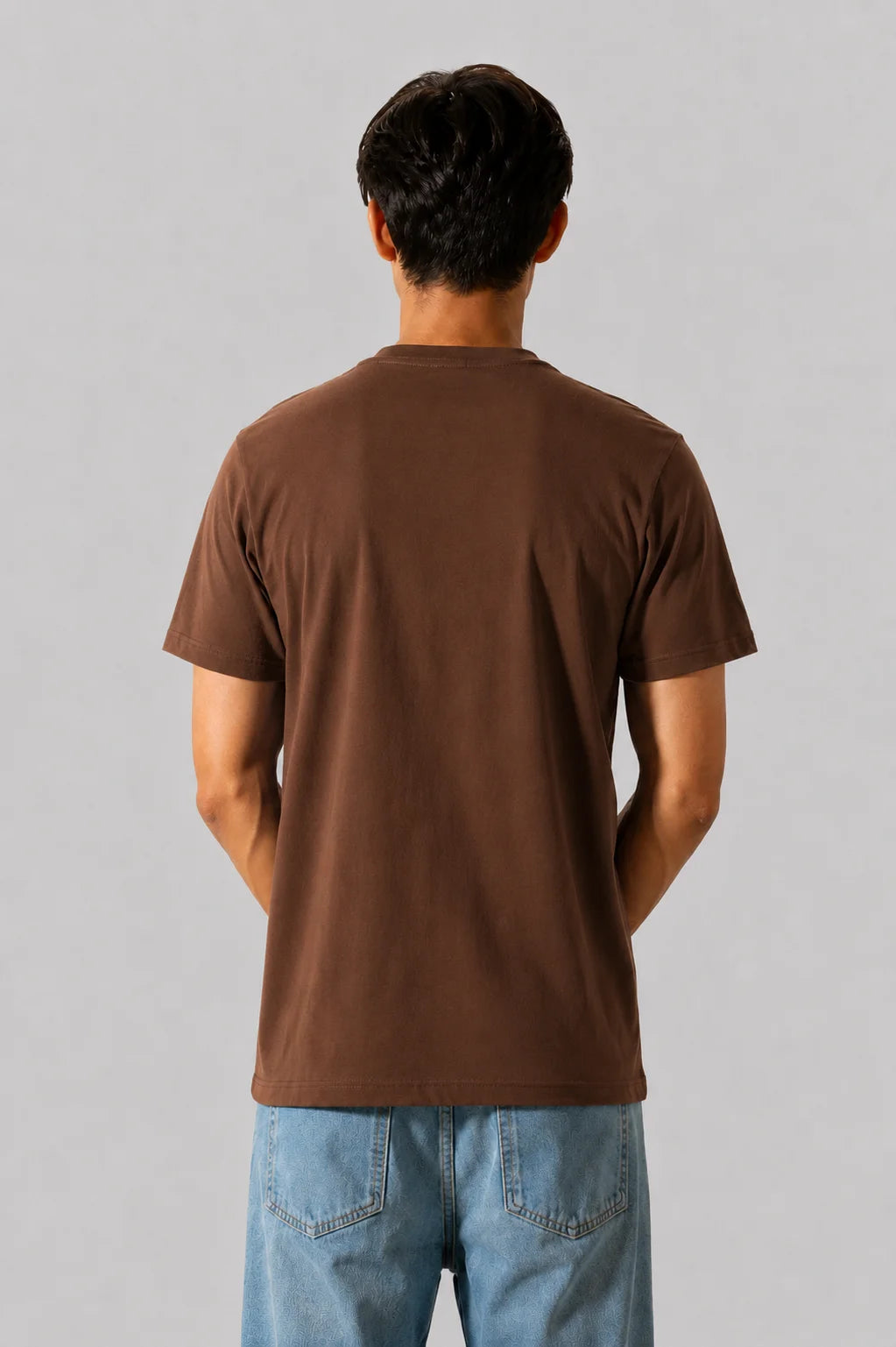 Brown Plain Tee