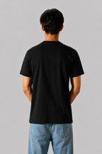 Black Plain Classic Fit Tee