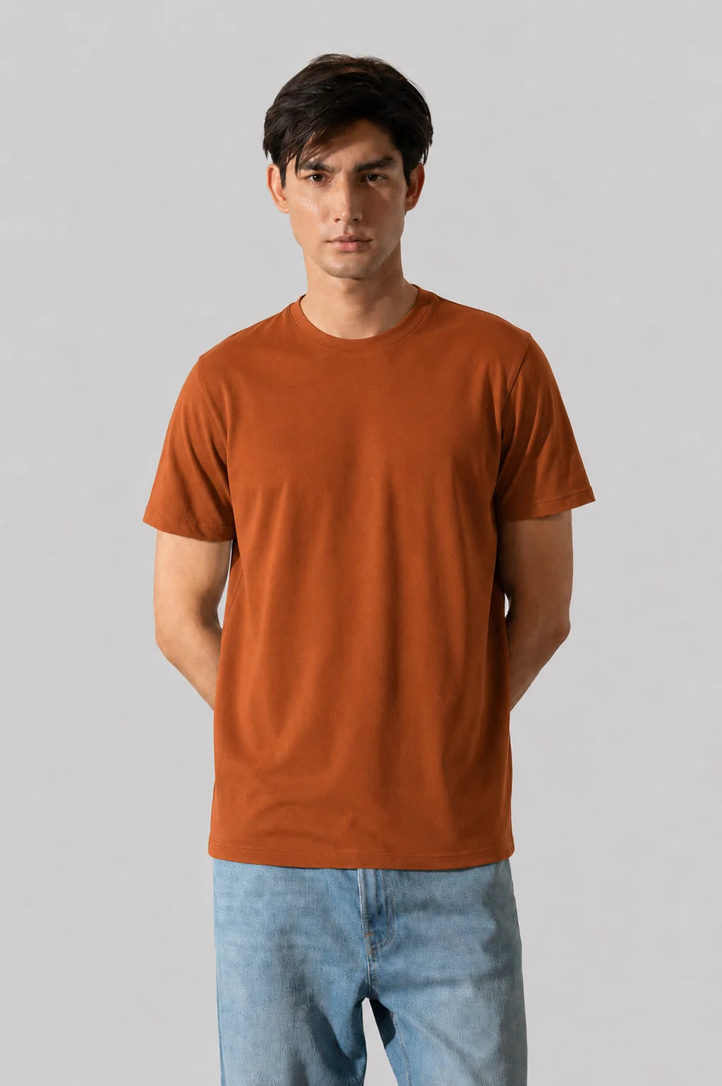Sand Copper Plain Tee