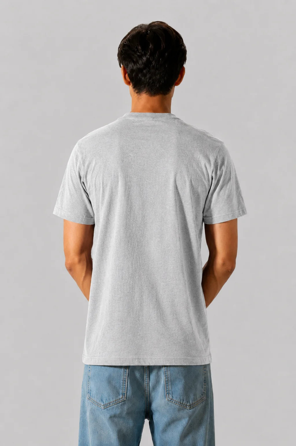 Heather Grey Plain Tee