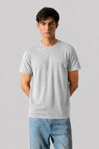 Heather Grey Plain Tee