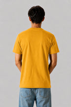 Mustard Plain Fit Tee