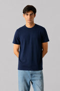Navy Blue Plain Tee