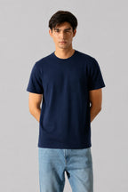 Navy Blue Plain Tee