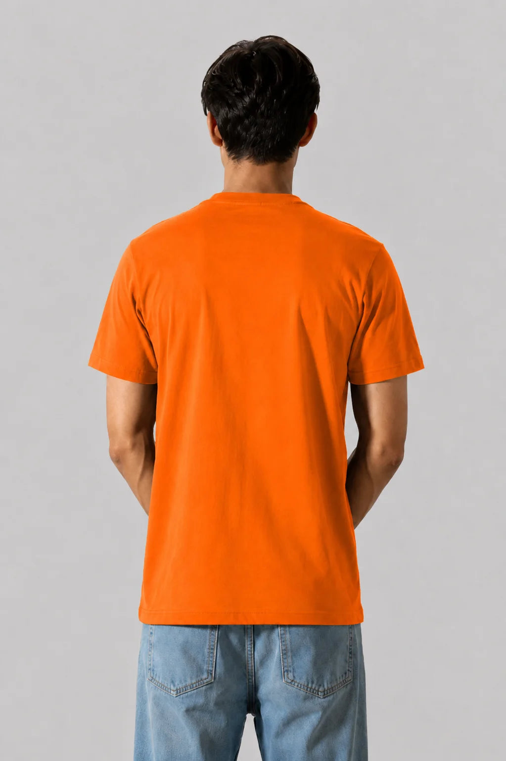 Orange Plain Tee