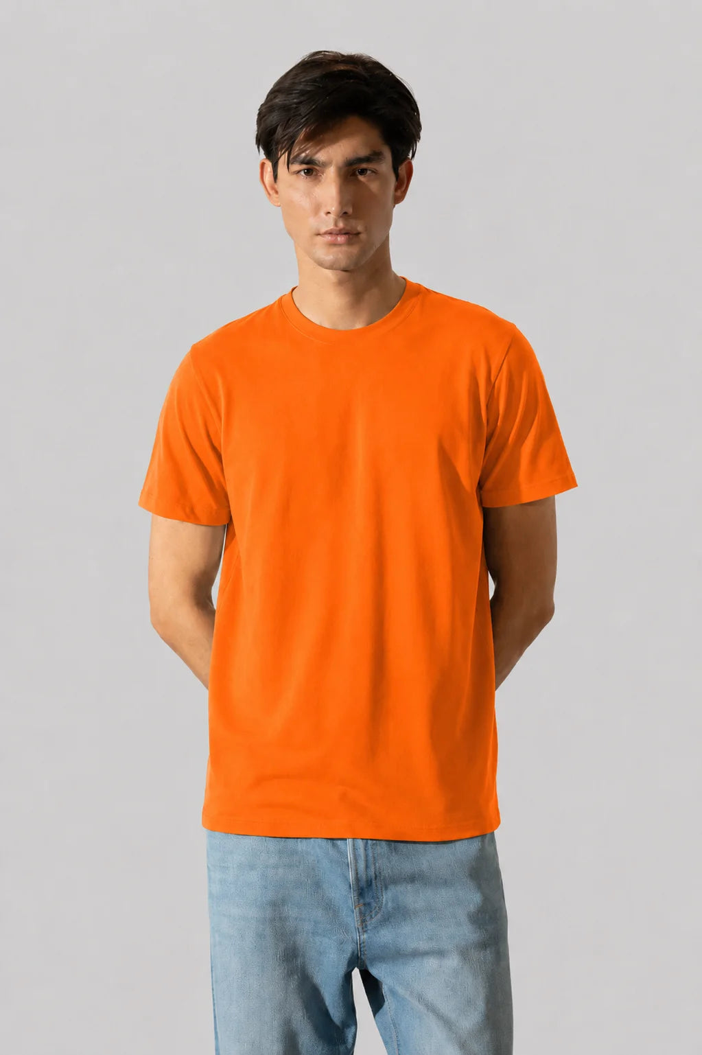 Orange Plain Tee