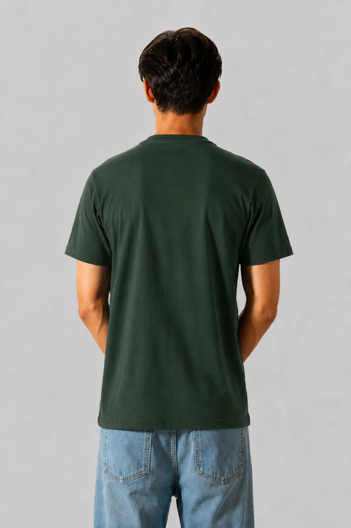 Bottle Green Plain Tee