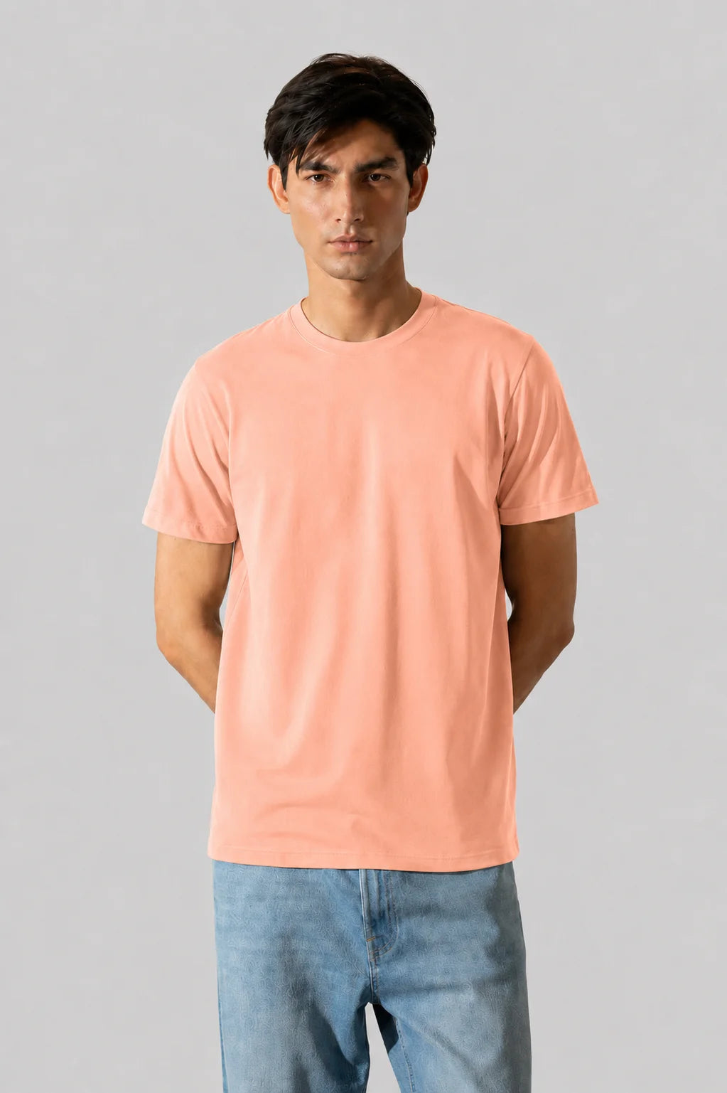 Peach Plain Tee