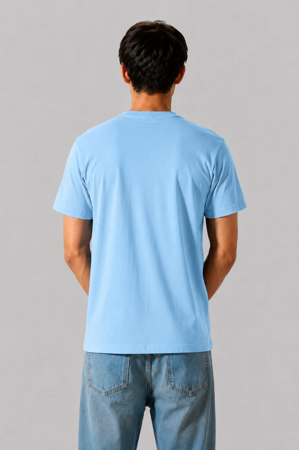 Sky Blue Plain Tee