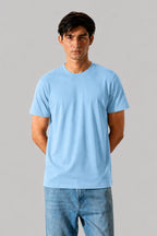 Sky Blue Plain Tee