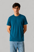 Teal Blue  Plain Tee