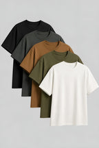 Pack of 5 Plain T Shirts